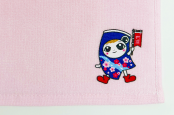 い～わくんタオルハンカチ ピンクアップ